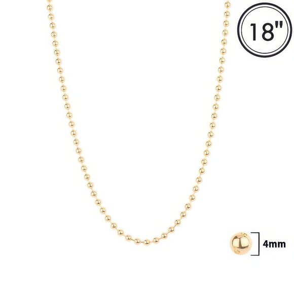 Polished Bead Chain Necklace - Picture 1 of 2